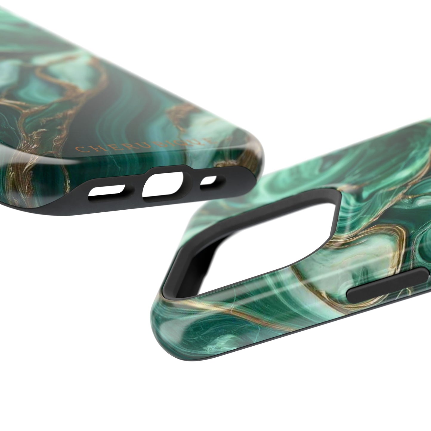 Emerald Swirls - MagSafe Tough Cases