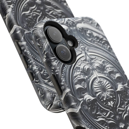 Silver Ornate Filigree-MagSafe Tough Cases