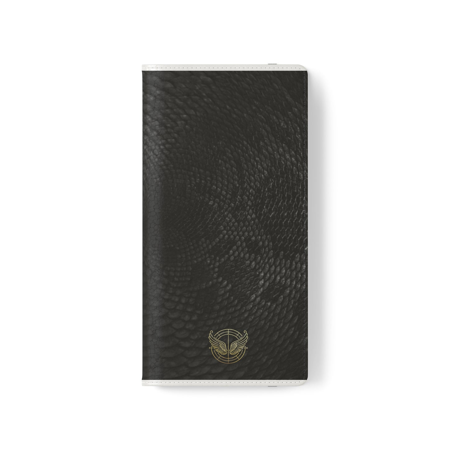 Black Snake Skin-Samsung Flip Case