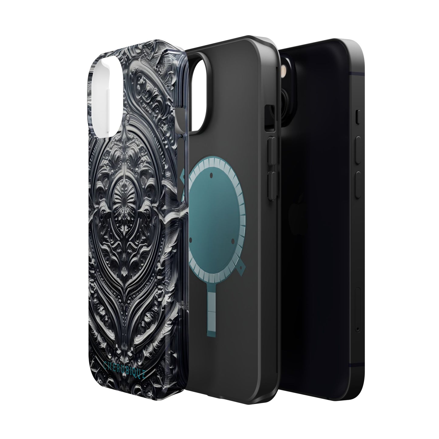 Silver Ornate Filigree-MagSafe Tough Cases