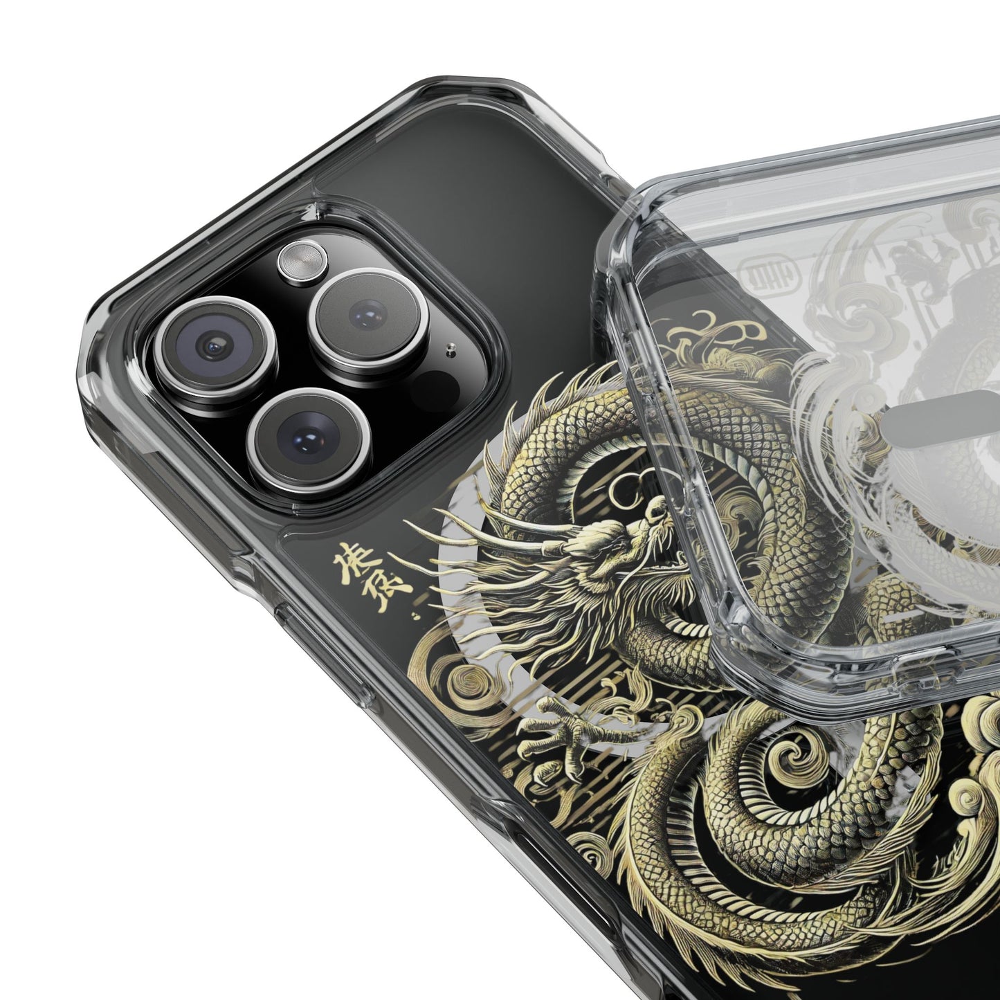 Golden Dragon of Prosperity-Magnetic Clear Impact Case