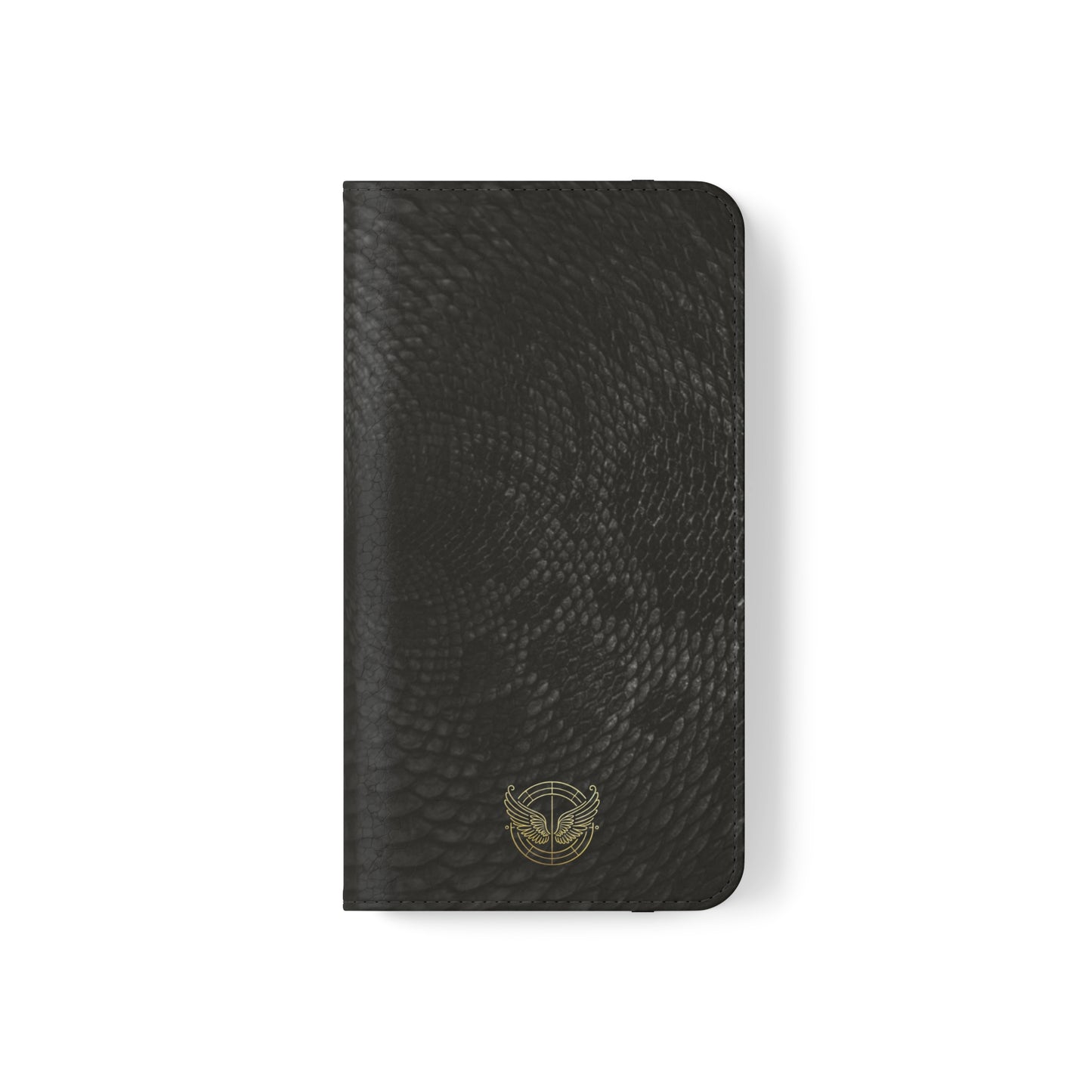 Black Snake Skin-Samsung Flip Case