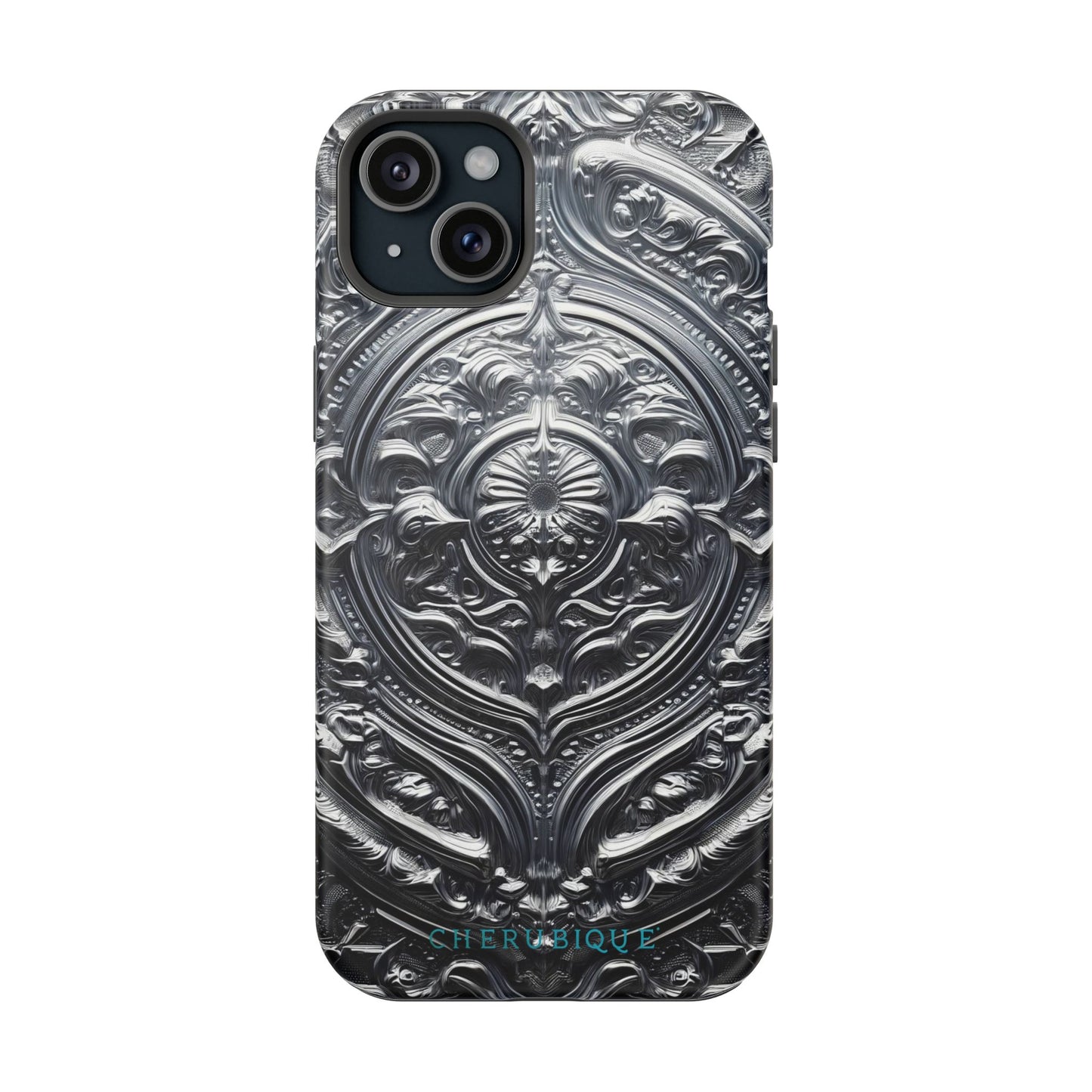 Silver Ornate Filigree-MagSafe Tough Cases