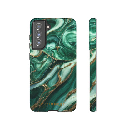 Emerald Swirls-Samsung Galaxy