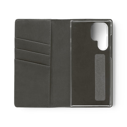 Black Snake Skin-Samsung Flip Case