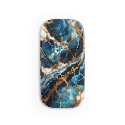 Veined Elegance Blue Bahia-Phone Click-On Grip