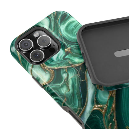 Emerald Swirls - MagSafe Tough Cases