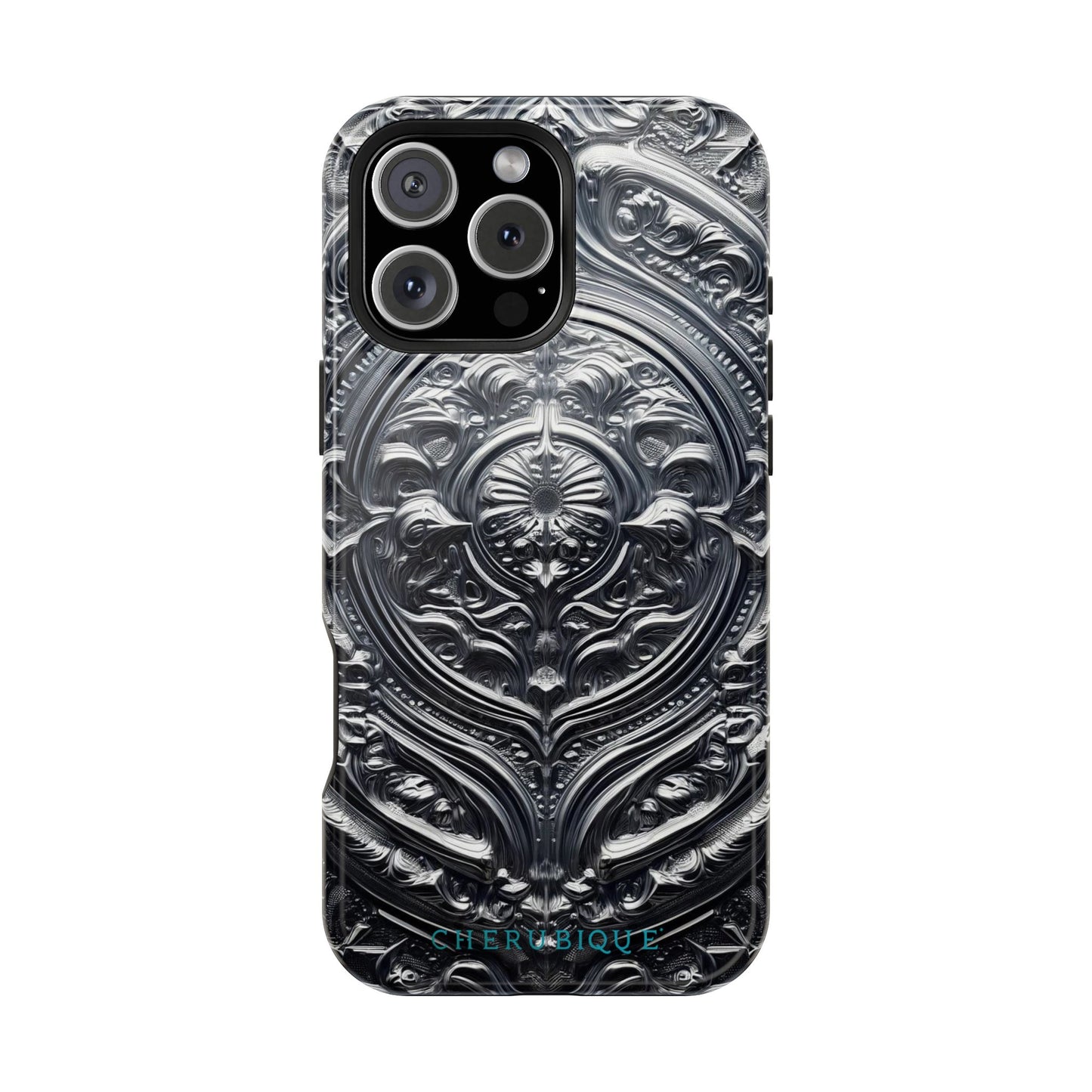 Silver Ornate Filigree-MagSafe Tough Cases