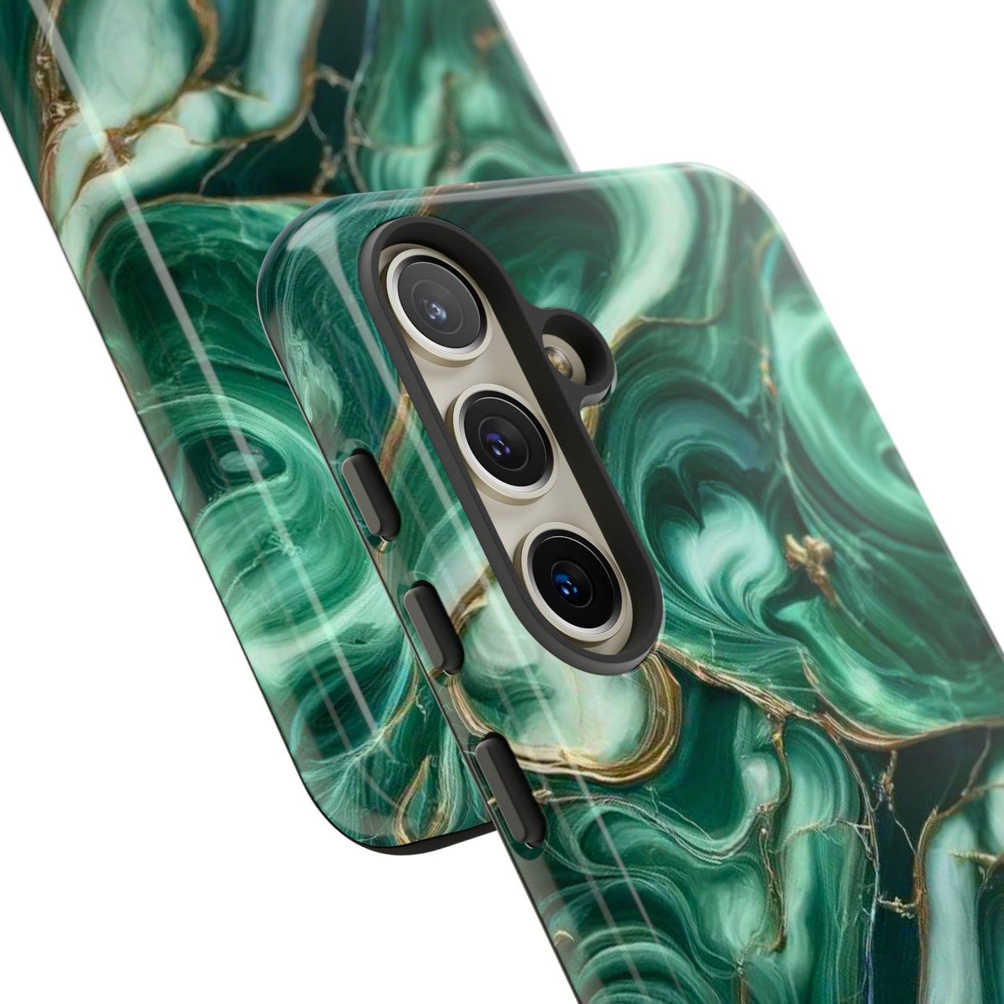 Emerald Swirls-Samsung Galaxy