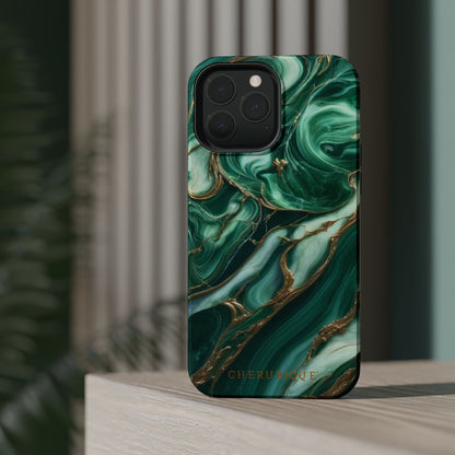 Emerald Swirls - MagSafe Tough Cases