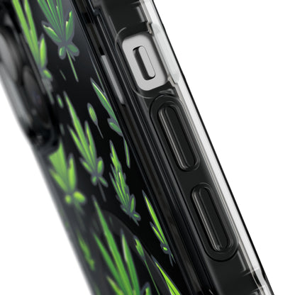 Cannabis Burst-Magnetic Clear Impact Case