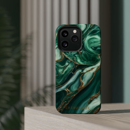 Emerald Swirls - MagSafe Tough Cases