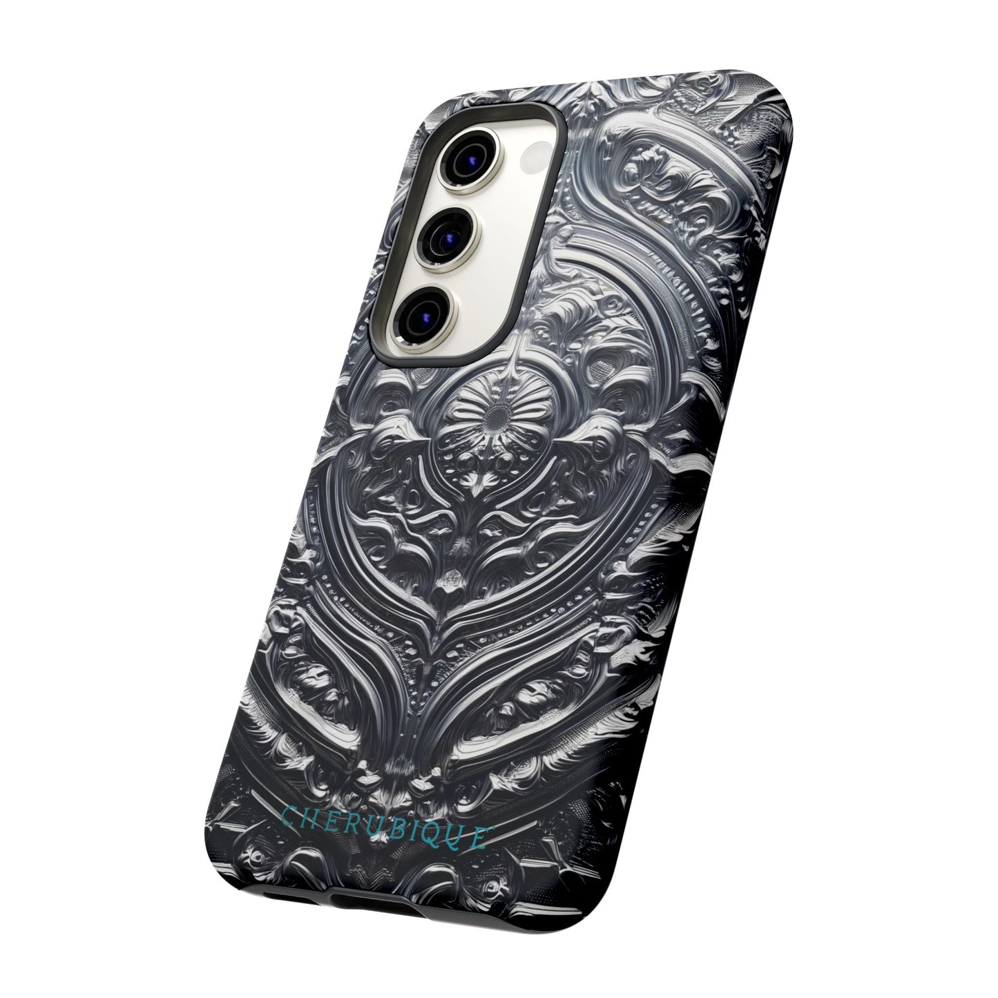 Silver Ornate Filigree-Samsung Galaxy