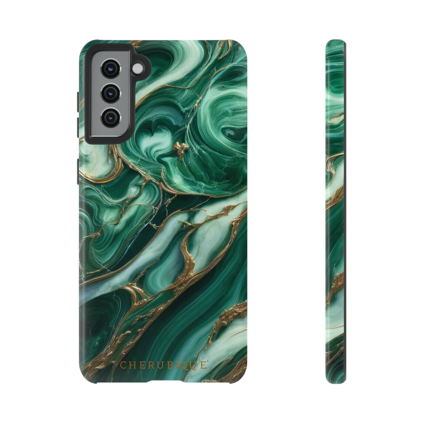 Emerald Swirls-Samsung Galaxy