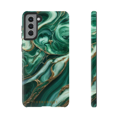 Emerald Swirls-Samsung Galaxy