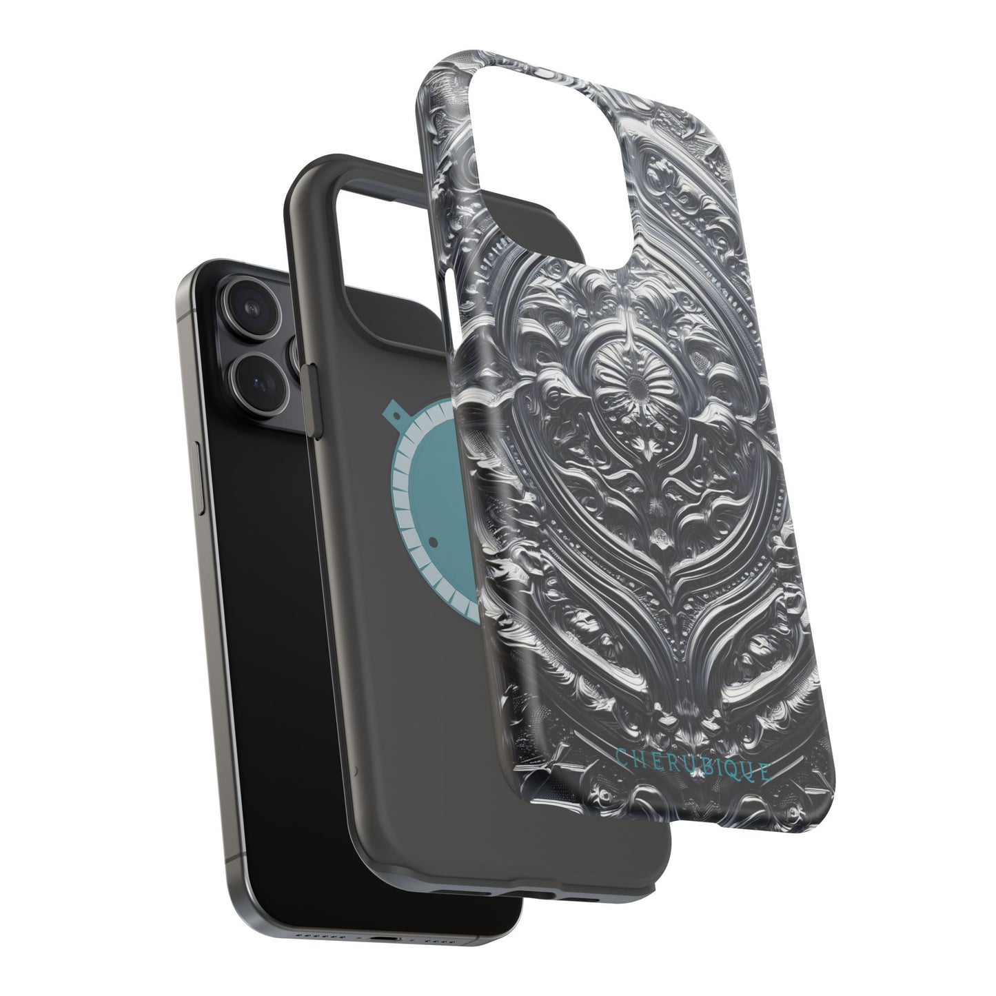 Silver Ornate Filigree-MagSafe Tough Cases