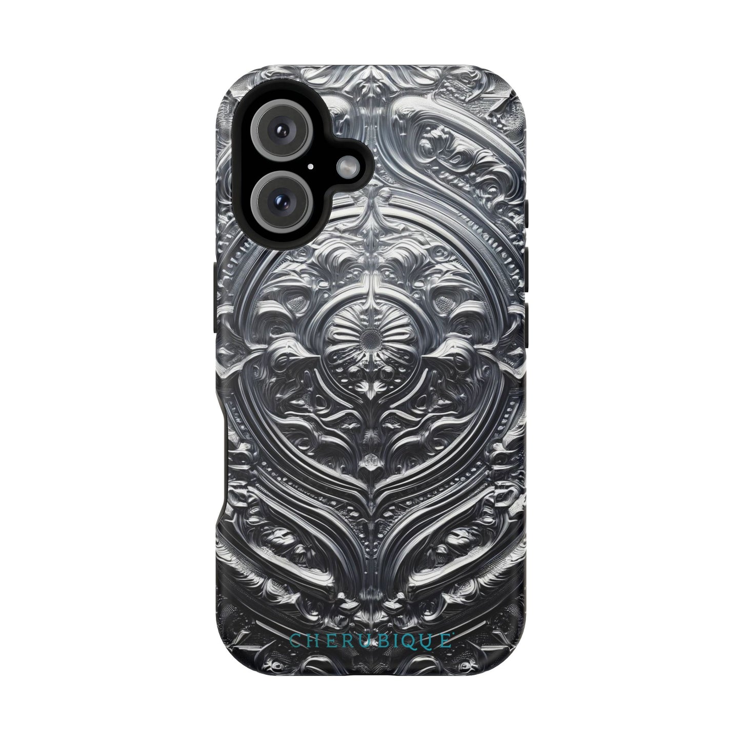 Silver Ornate Filigree-MagSafe Tough Cases