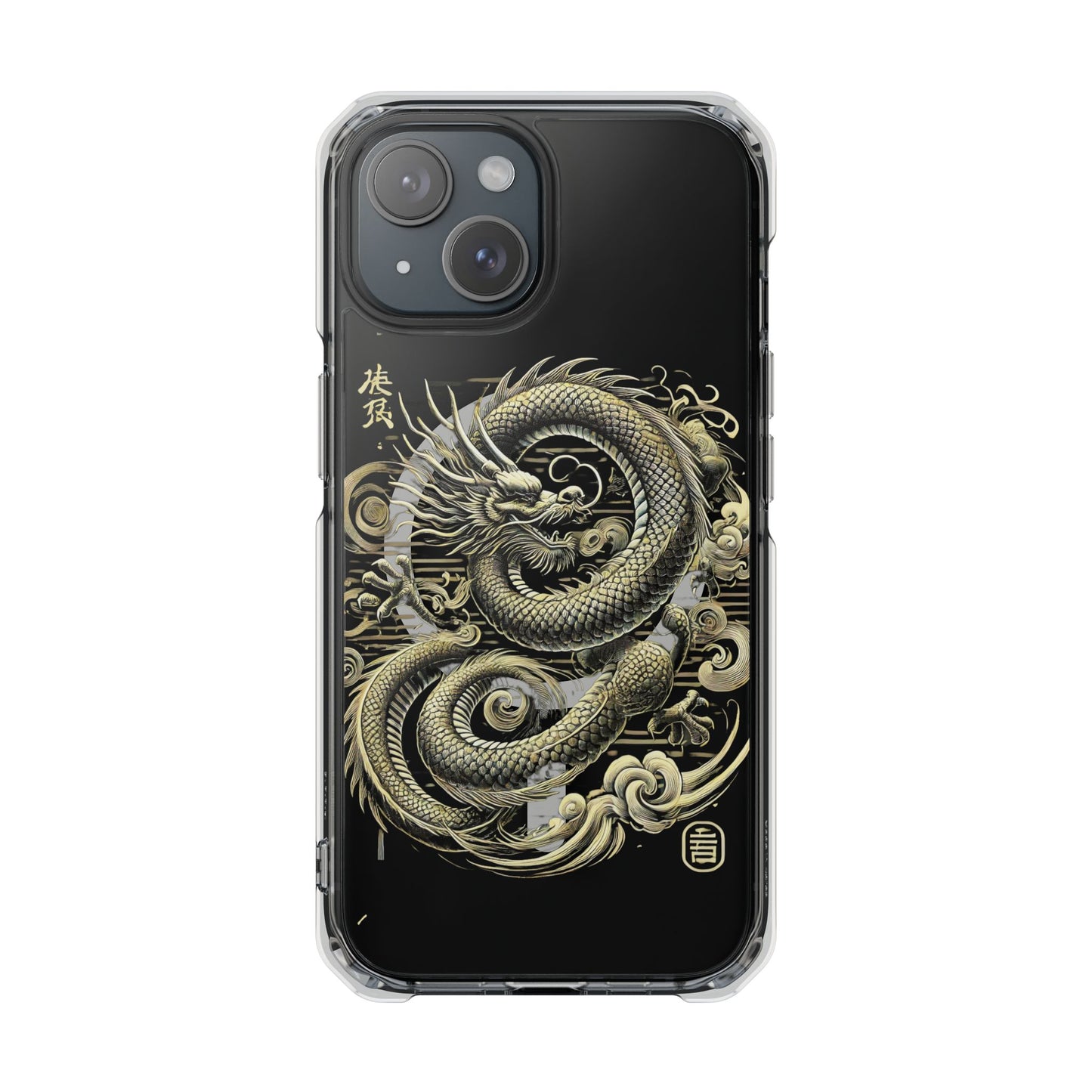 Golden Dragon of Prosperity-Magnetic Clear Impact Case