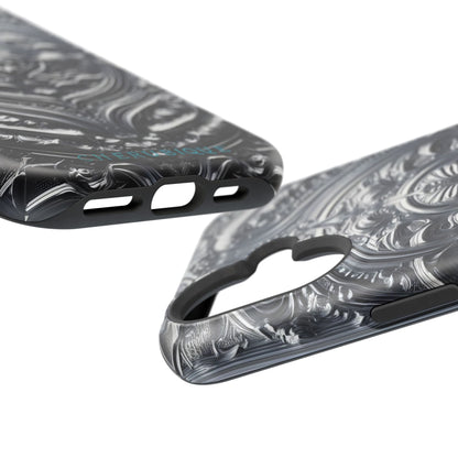 Silver Ornate Filigree-MagSafe Tough Cases