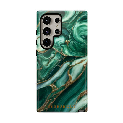 Emerald Swirls-Samsung Galaxy