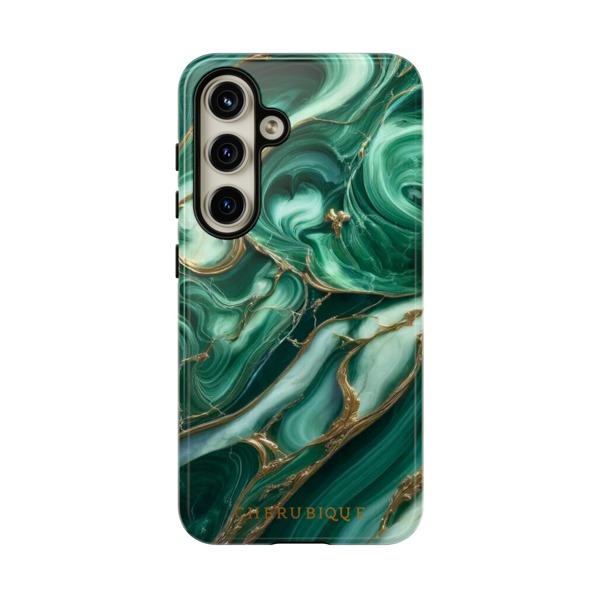 Emerald Swirls-Samsung Galaxy