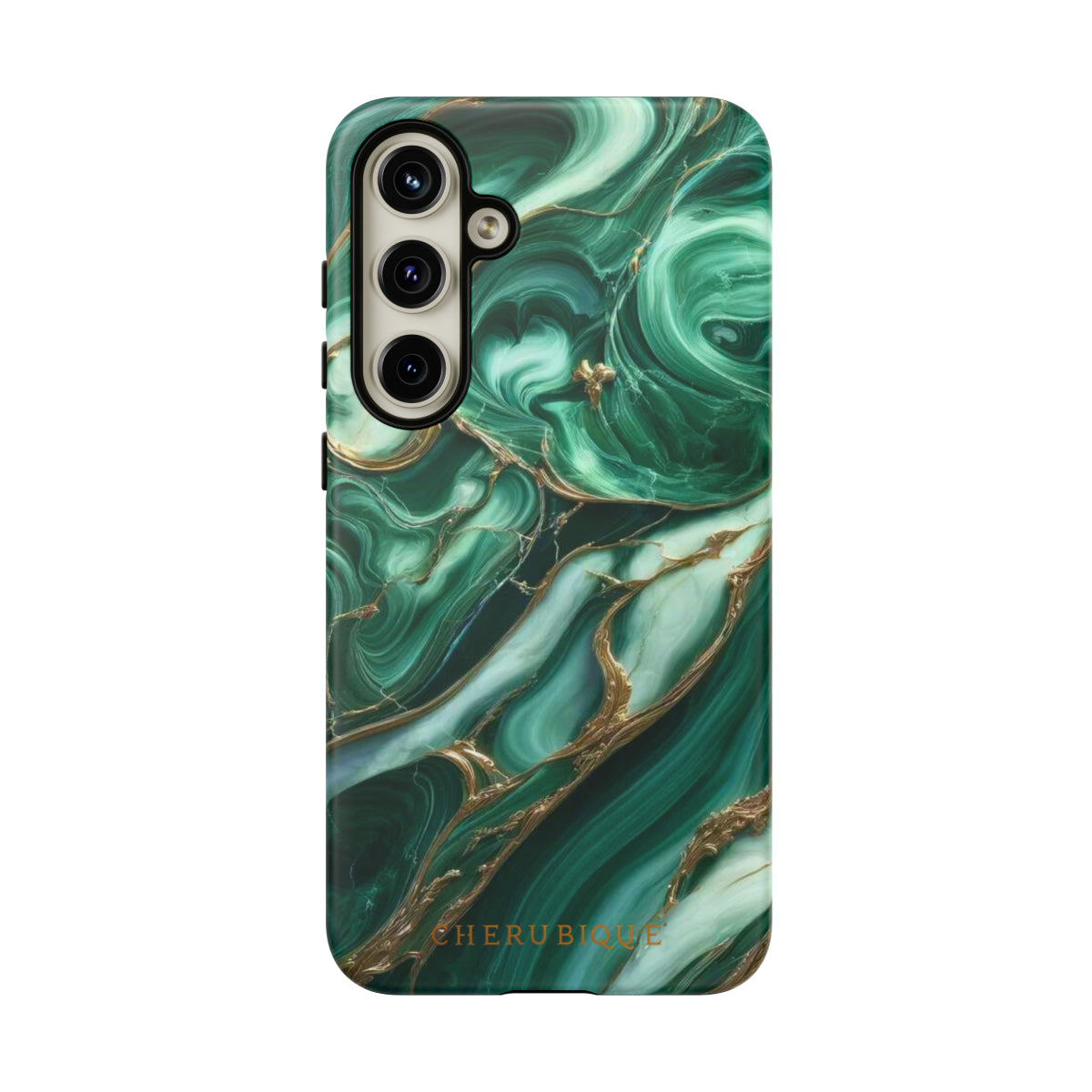 Emerald Swirls-Samsung Galaxy