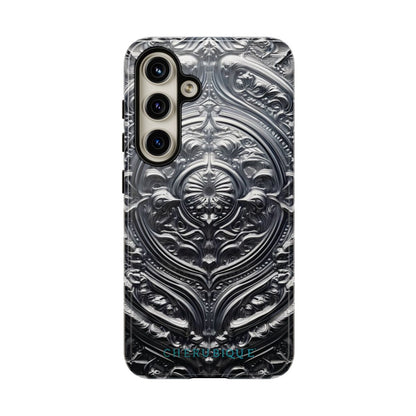 Silver Ornate Filigree-Samsung Galaxy