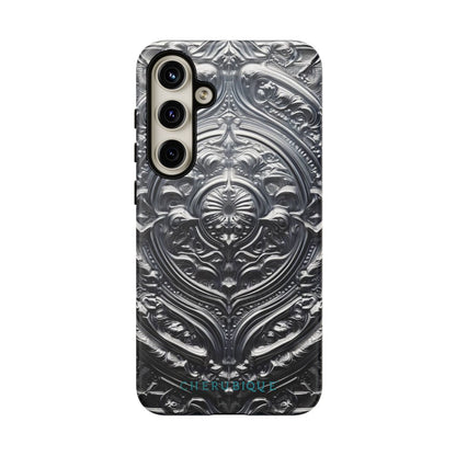 Silver Ornate Filigree-Samsung Galaxy