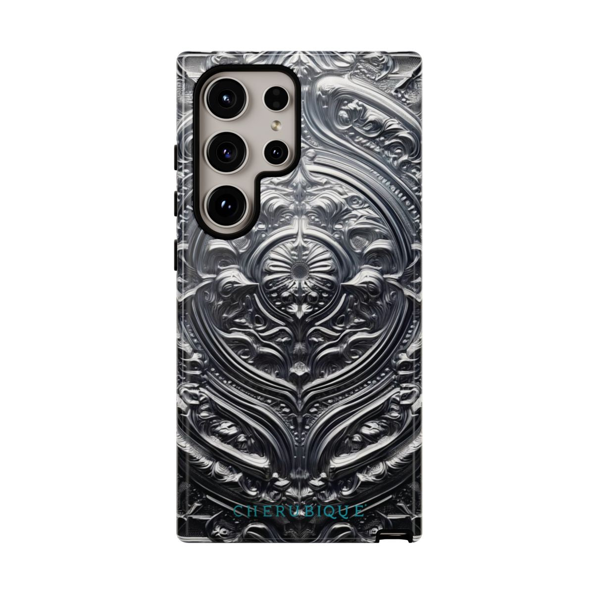 Silver Ornate Filigree-Samsung Galaxy