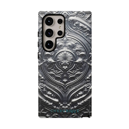 Silver Ornate Filigree-Samsung Galaxy