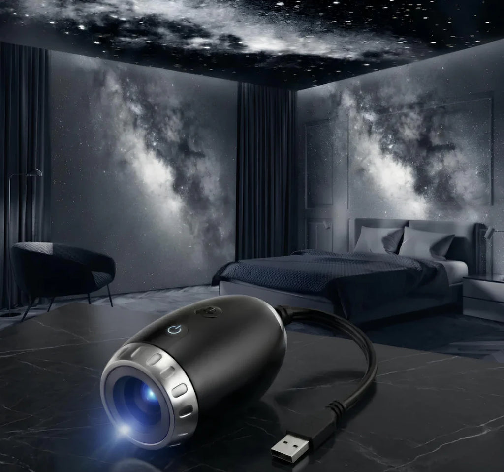 Starry Sky Galaxy Projector – USB Powered Ambient Light