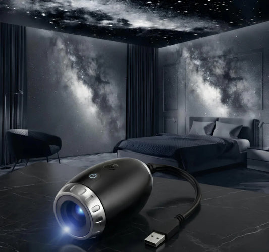 Starry Sky Galaxy Projector – USB Powered Ambient Light